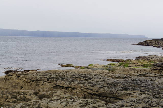 The coast of Inisheer with the Cliffs