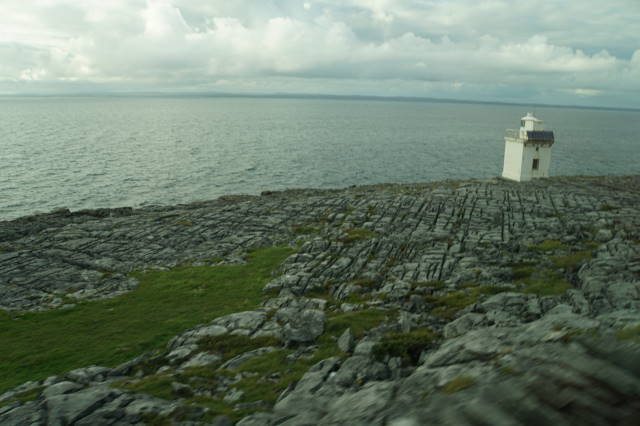 Lighthouse on the south side of Galway Bay