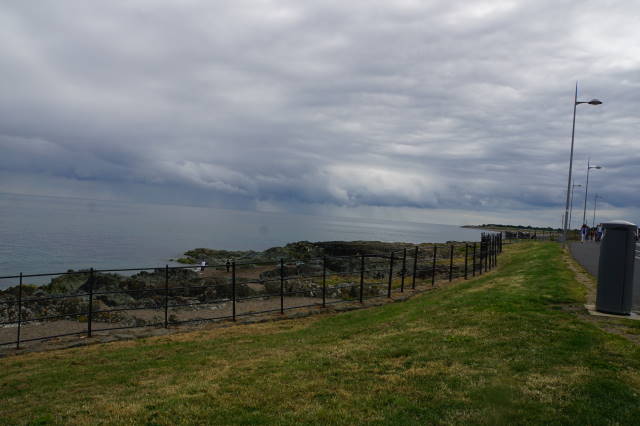 The sea from the edge of Greystones