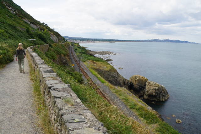 On the way, Note the train tracks